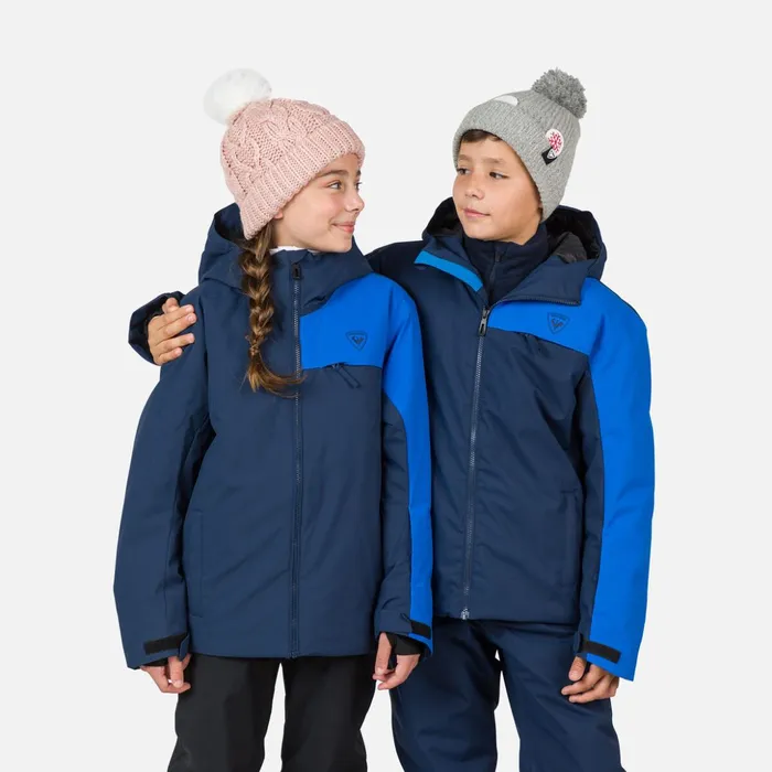 Kids Juniors039 Bicolor Ski Jacket Darknavy715 Rossignol Ski Jackets