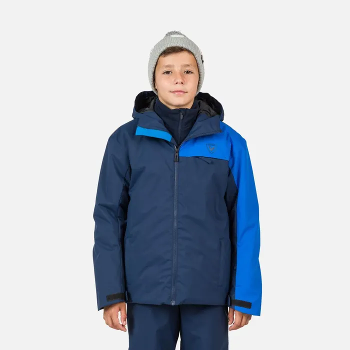 Kids Juniors039 Bicolor Ski Jacket Darknavy715 Rossignol Ski Jackets