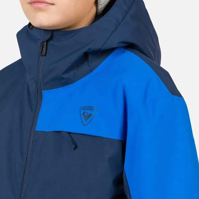 Kids Juniors039 Bicolor Ski Jacket Darknavy715 Rossignol Ski Jackets