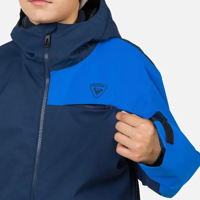 Kids Juniors039 Bicolor Ski Jacket Darknavy715 Rossignol Ski Jackets