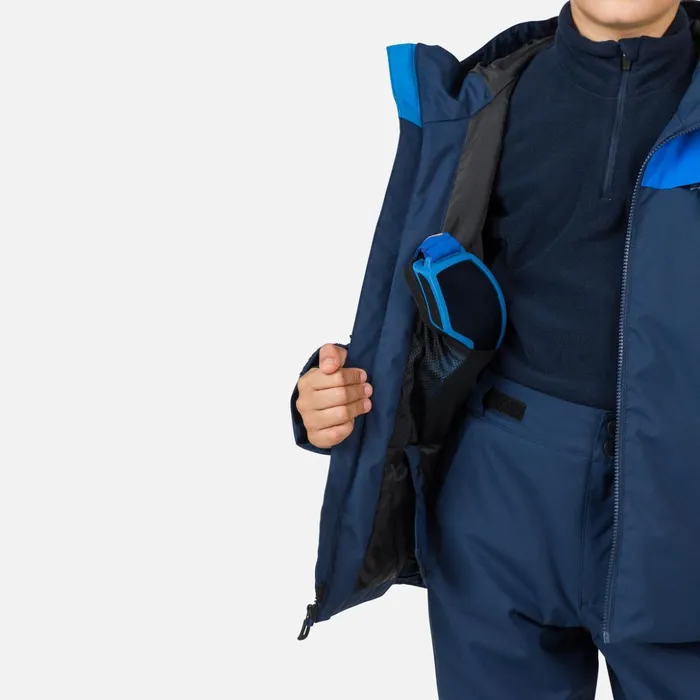 Kids Juniors039 Bicolor Ski Jacket Darknavy715 Rossignol Ski Jackets