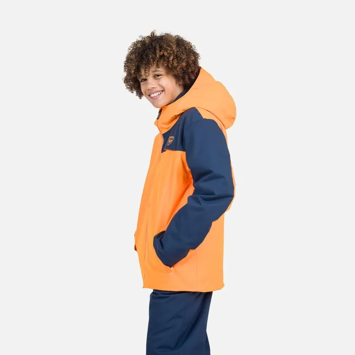 Kids Juniors039 Bicolor Ski Jacket Signal Rossignol Ski Jackets