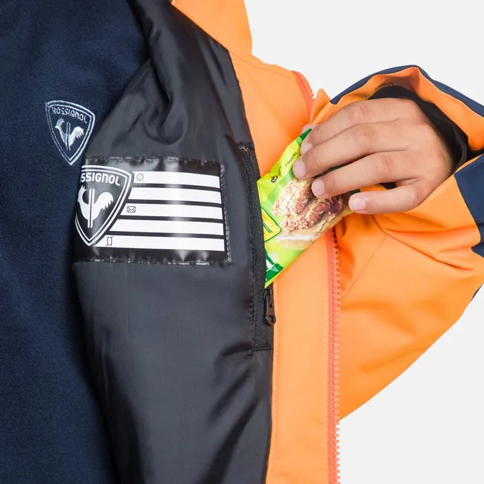 Kids Juniors039 Bicolor Ski Jacket Signal Rossignol Ski Jackets