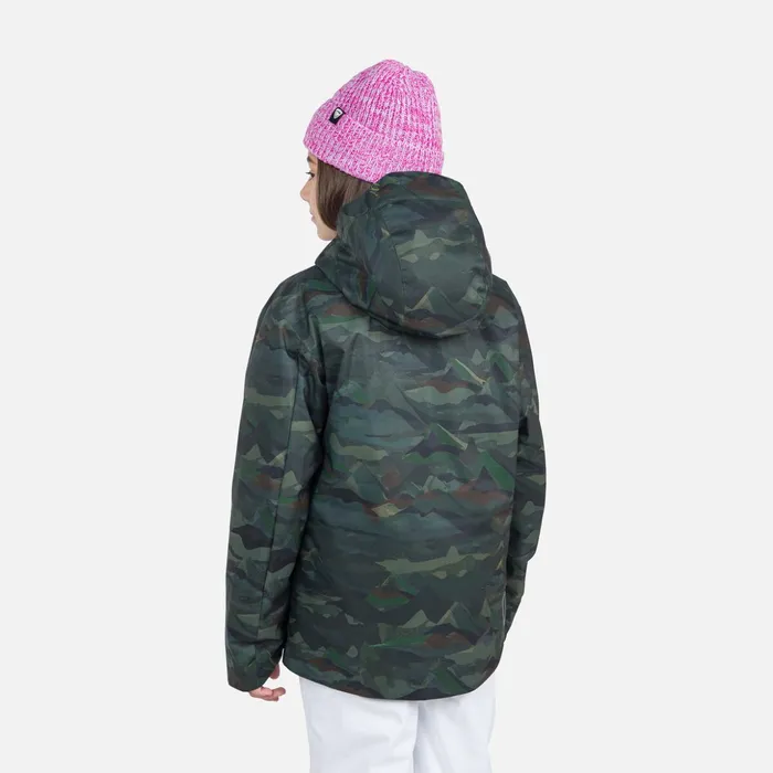Kids Juniors039 Printed Ski Jacket Ebonymountaincamo Rossignol Ski Jackets