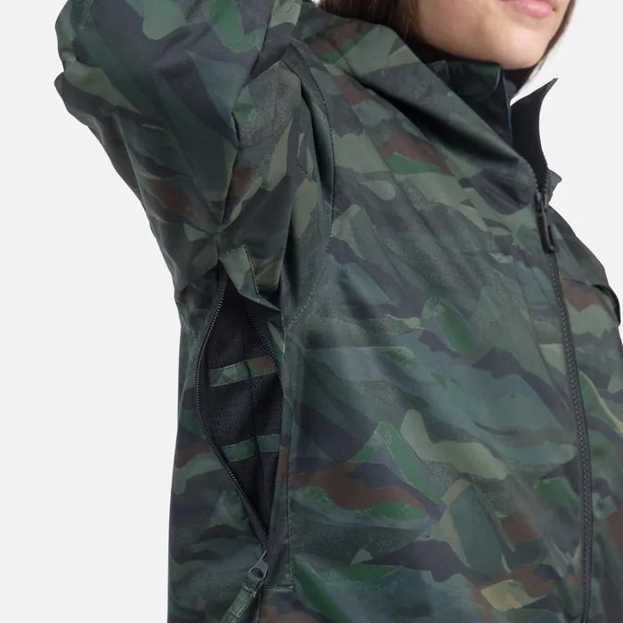 Kids Juniors039 Printed Ski Jacket Ebonymountaincamo Rossignol Ski Jackets