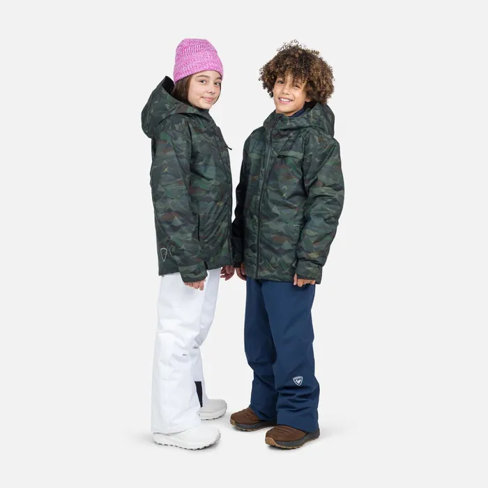 Kids Juniors039 Printed Ski Jacket Ebonymountaincamo Rossignol Ski Jackets