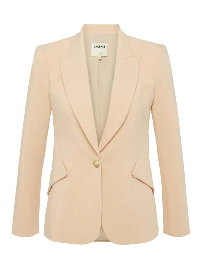 L039Agence Blazers and Jackets Women Chamberlain Blazer Toasted Almond