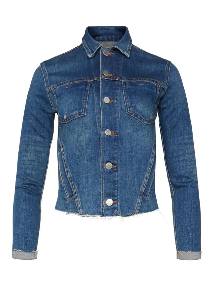 L039Agence Blazers and Jackets Women Janelle Denim Jacket Authentique