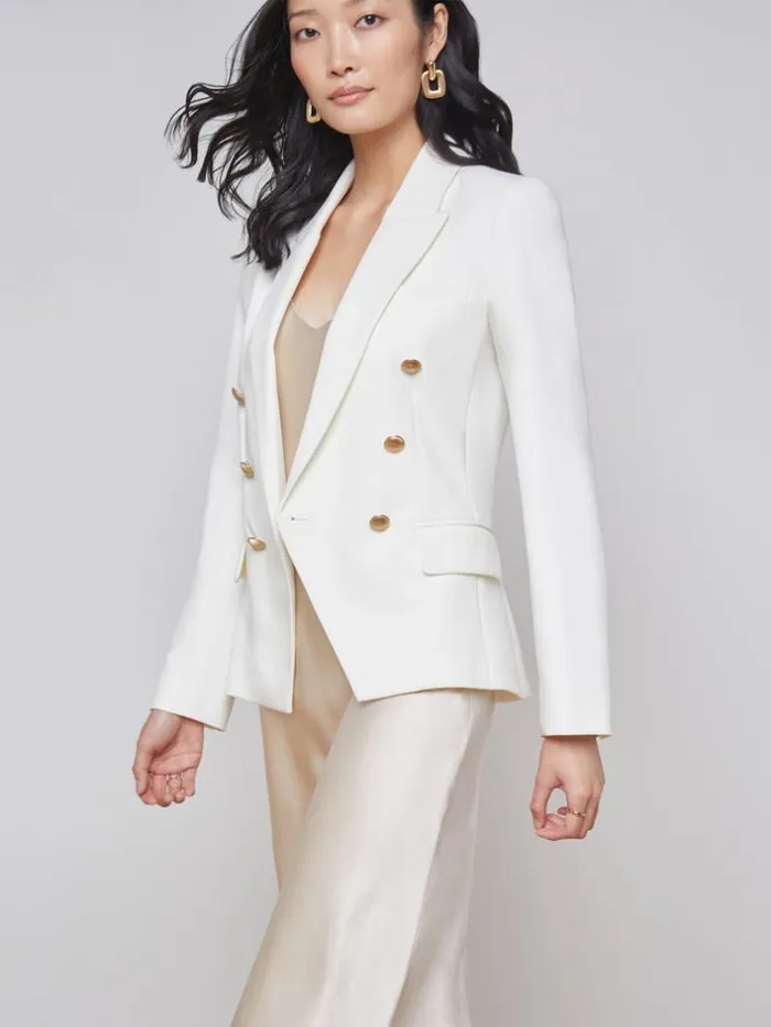 L039Agence Blazers and Jackets Women Kenzie Blazer Ivory