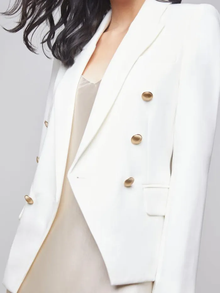 L039Agence Blazers and Jackets Women Kenzie Blazer Ivory