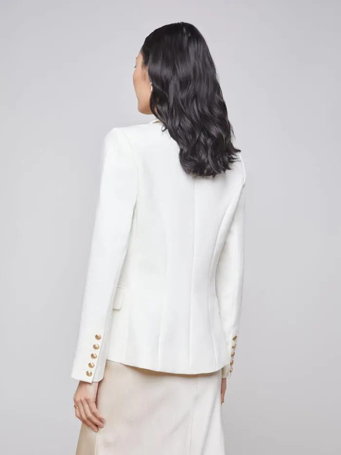 L039Agence Blazers and Jackets Women Kenzie Blazer Ivory