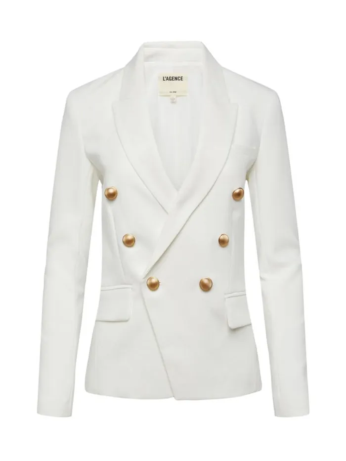 L039Agence Blazers and Jackets Women Kenzie Blazer Ivory