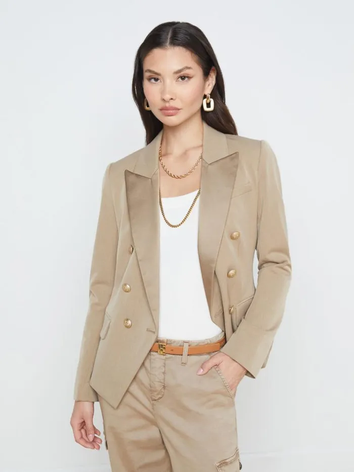 L039Agence Blazers and Jackets Women Kenzie Blazer Mochaccino