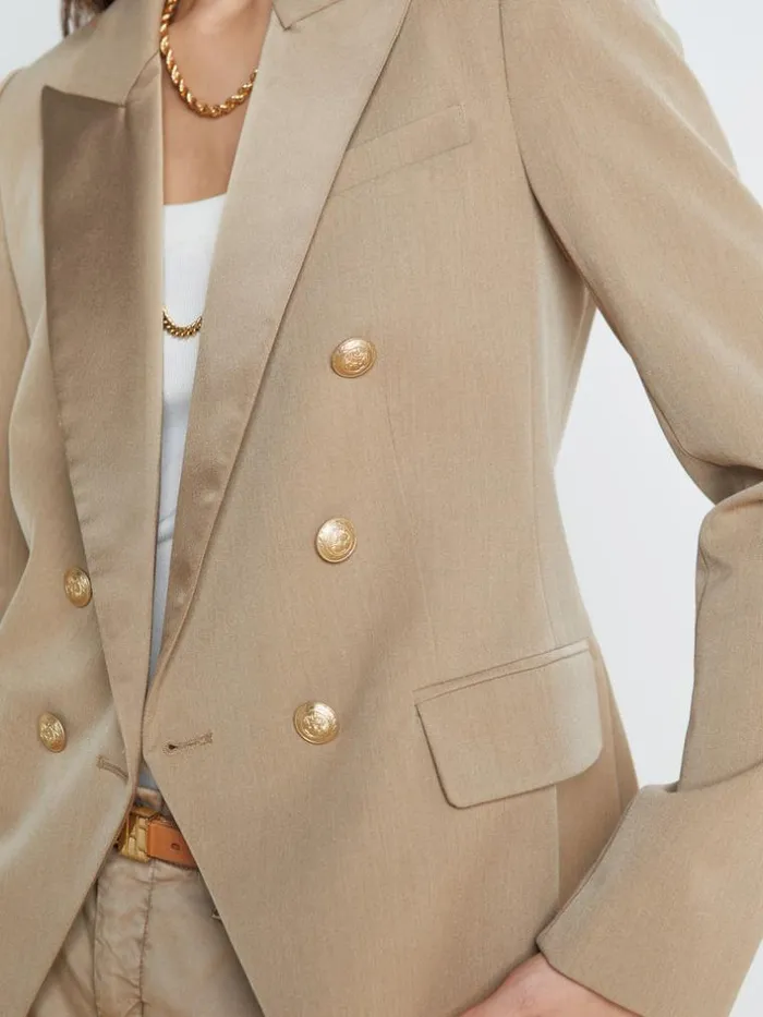 L039Agence Blazers and Jackets Women Kenzie Blazer Mochaccino
