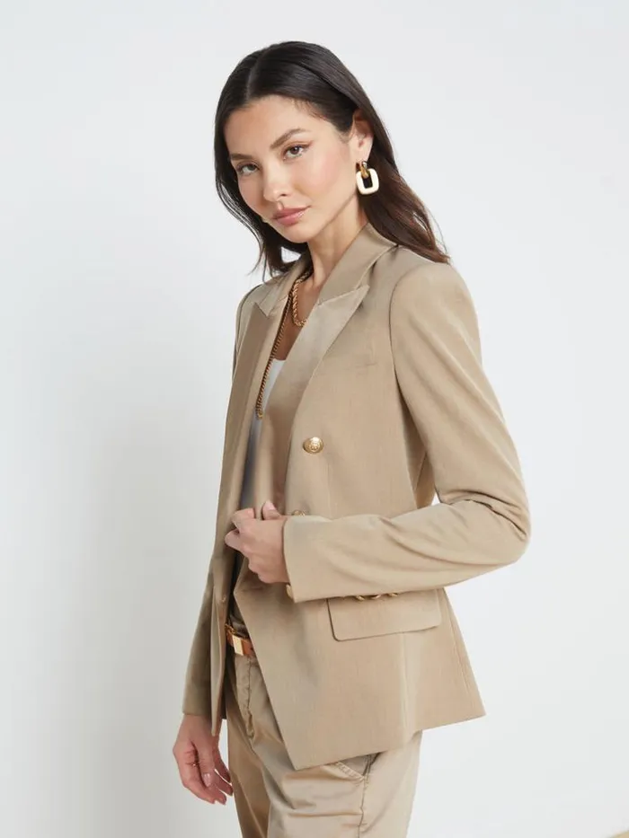 L039Agence Blazers and Jackets Women Kenzie Blazer Mochaccino