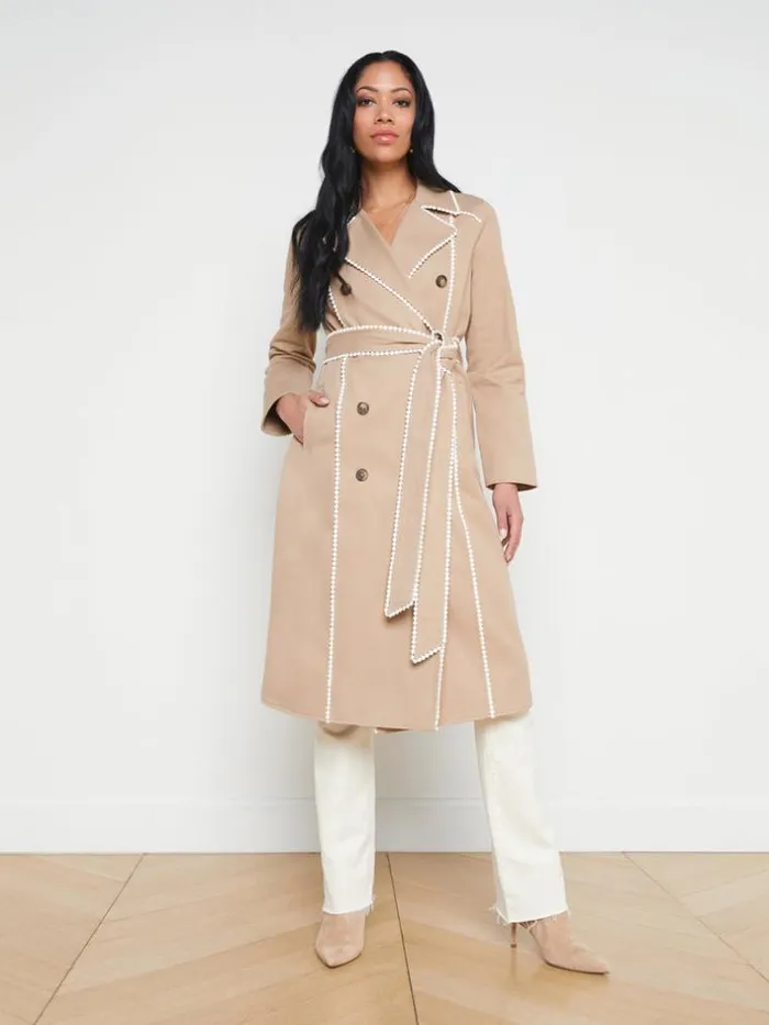 L039Agence Blazers and Jackets Women Venus Trench Coat Almond