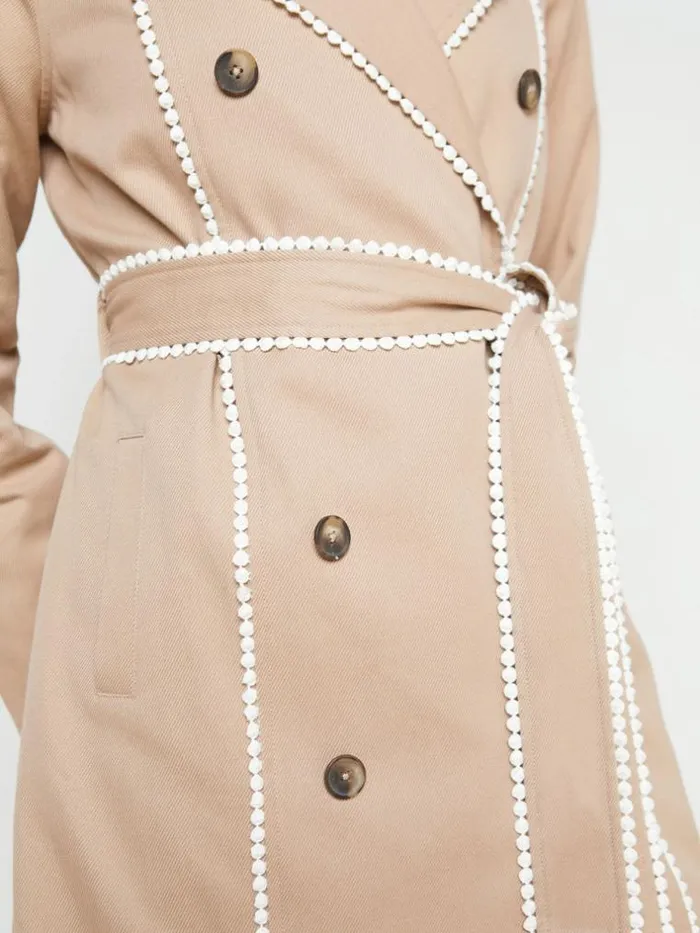 L039Agence Blazers and Jackets Women Venus Trench Coat Almond