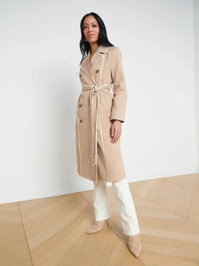 L039Agence Blazers and Jackets Women Venus Trench Coat Almond