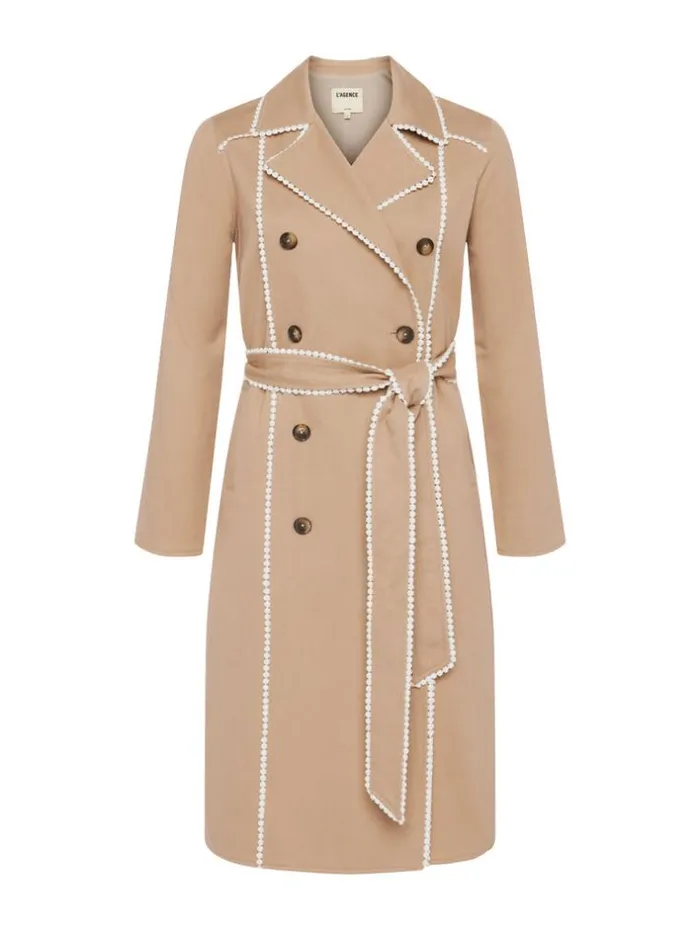 L039Agence Blazers and Jackets Women Venus Trench Coat Almond