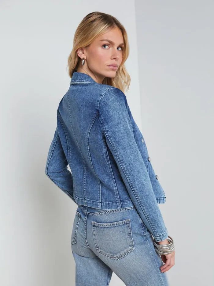 L039Agence Blazers and Jackets Women Wayne Denim Blazer Toronto