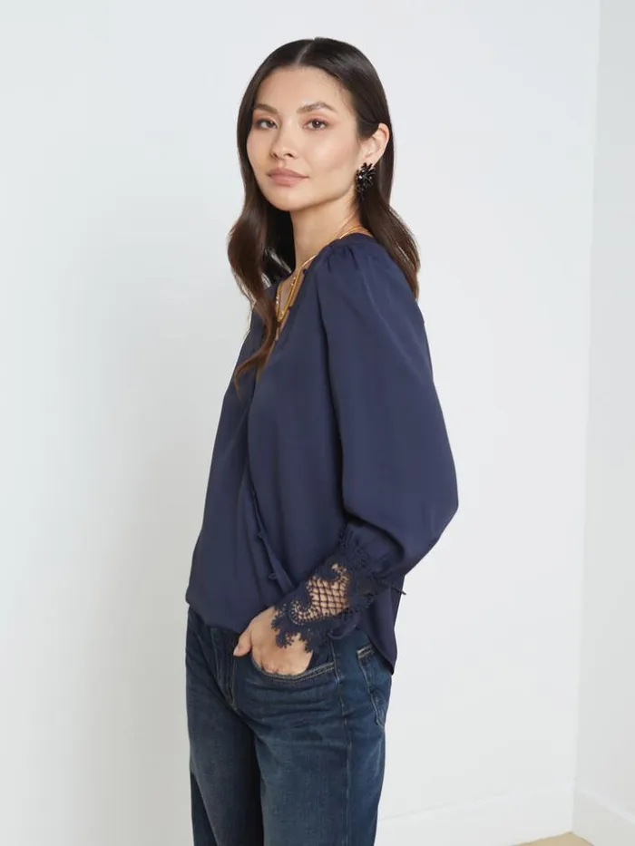 L039Agence Blouses and Tops Women Arti Blouse Midnight