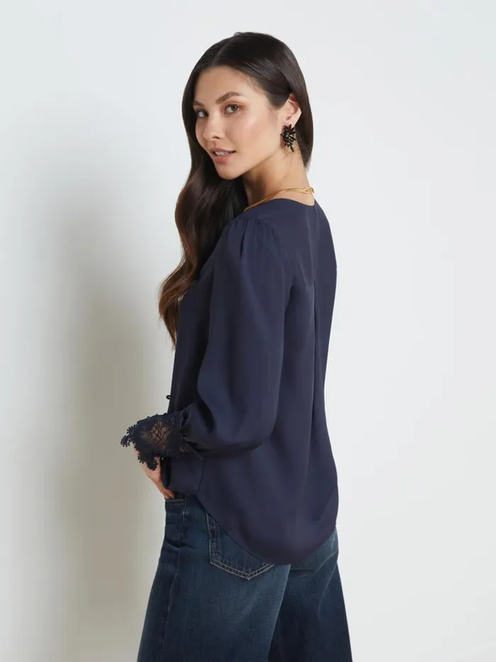 L039Agence Blouses and Tops Women Arti Blouse Midnight