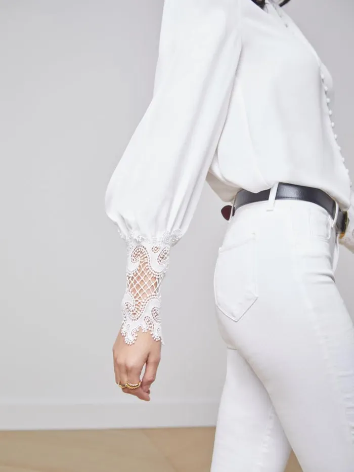 L039Agence Blouses and Tops Women Ava Blouse Ivory