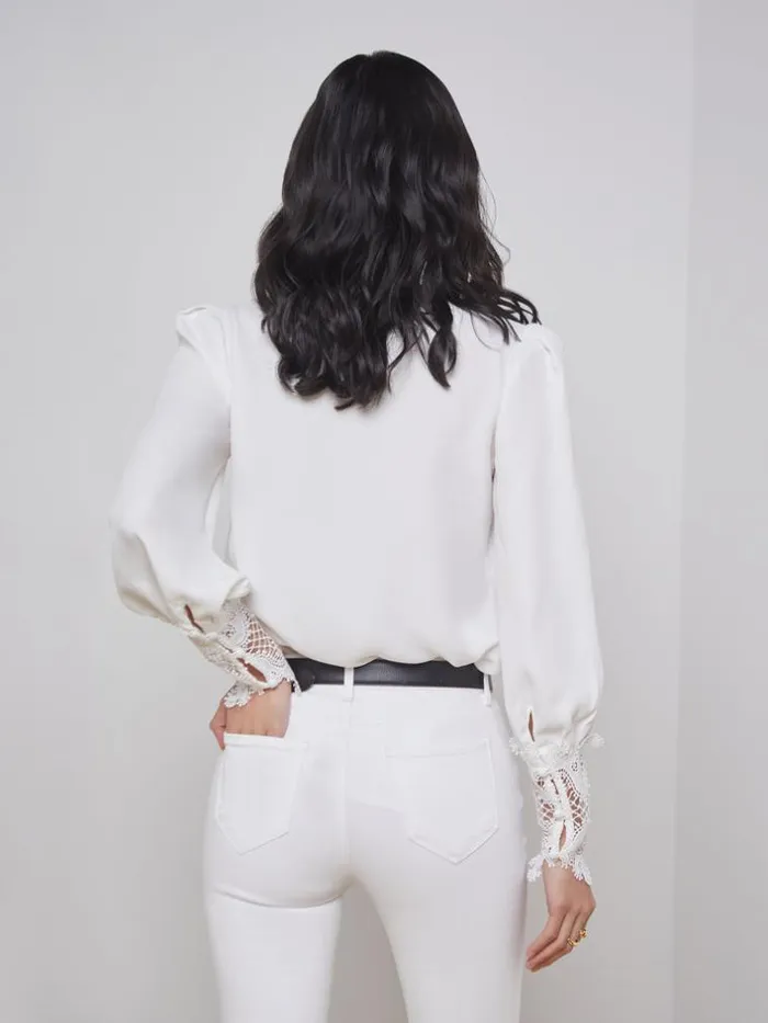 L039Agence Blouses and Tops Women Ava Blouse Ivory