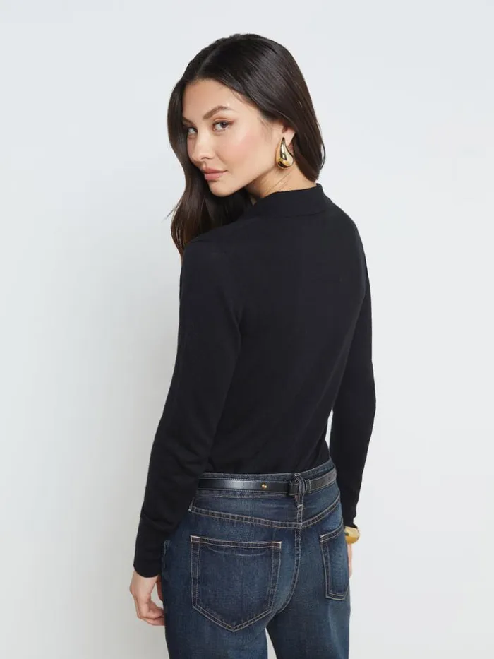 L039Agence Blouses and Tops Women Sterling Sweater Blackgold