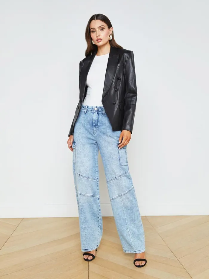 L039Agence Cargo Pants Women Brooklyn Cargo Jean Brewer