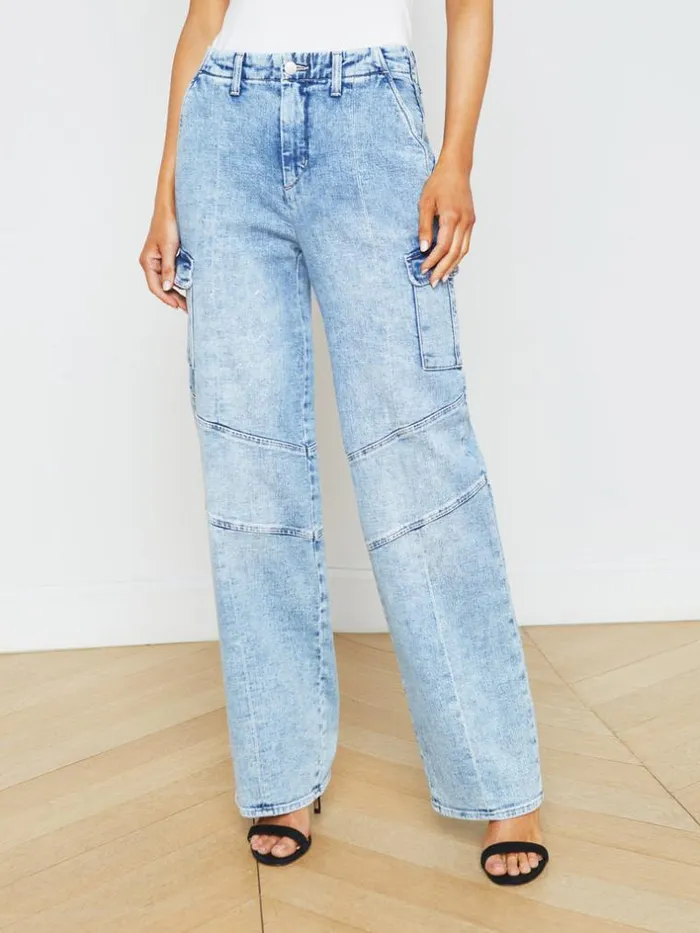 L039Agence Cargo Pants Women Brooklyn Cargo Jean Brewer