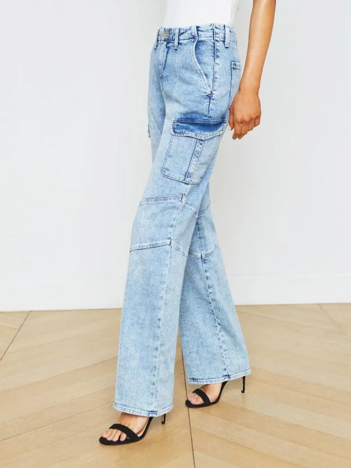 L039Agence Cargo Pants Women Brooklyn Cargo Jean Brewer