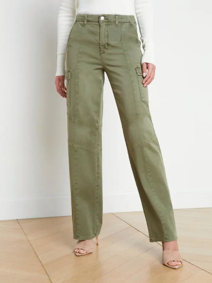L039Agence Cargo Pants Women Brooklyn Cargo Jean Brigade