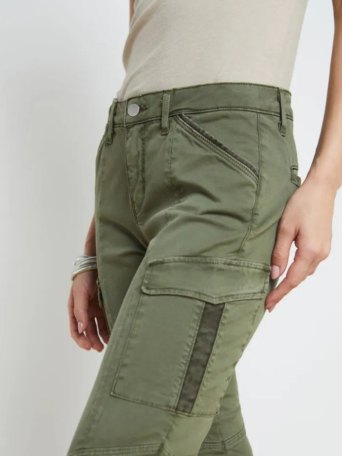 L039Agence Cargo Pants Women Patton Cargo Skinny Pant Brigade