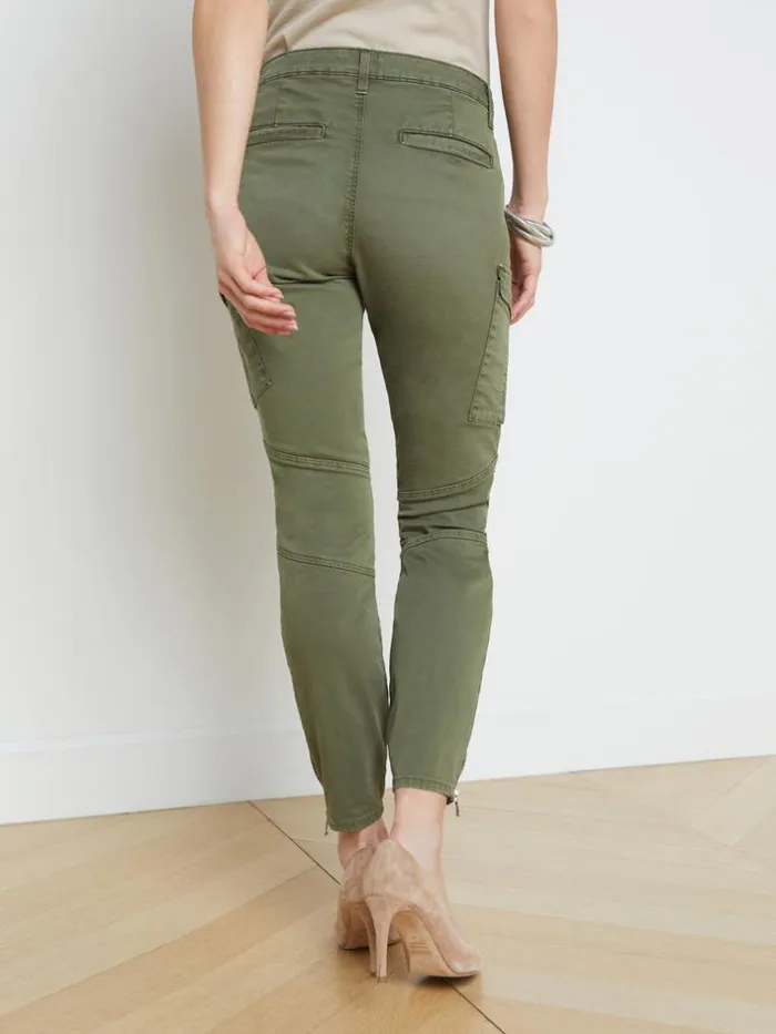L039Agence Cargo Pants Women Patton Cargo Skinny Pant Brigade
