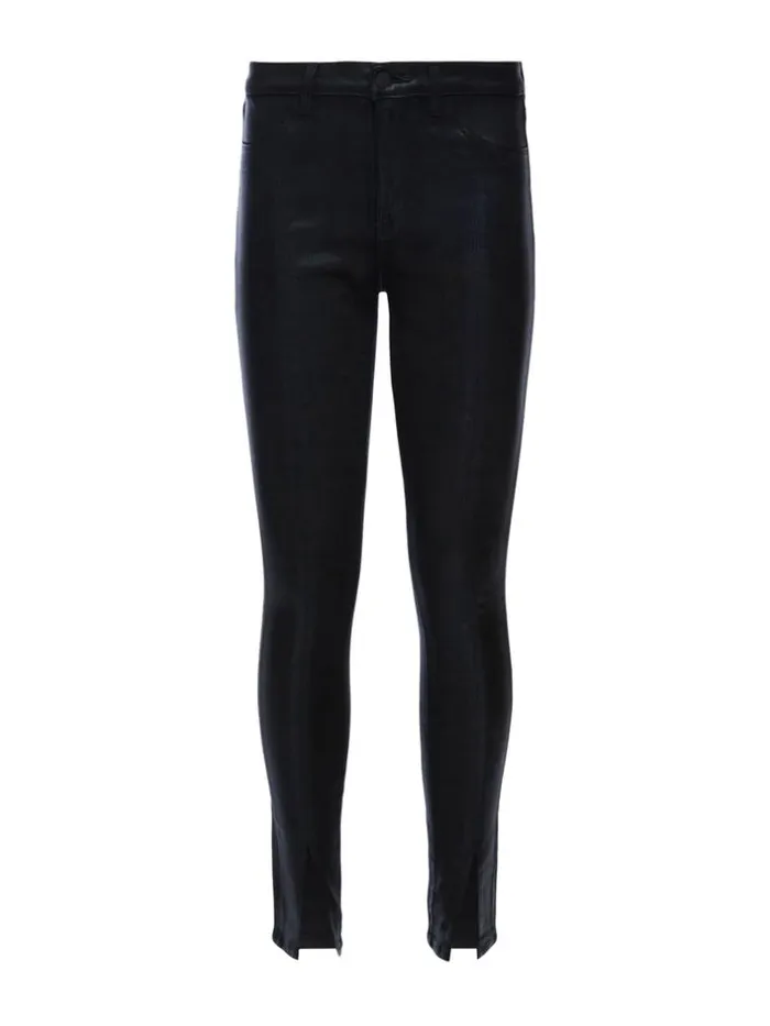 L039Agence Coated Denim Women Jyothi Coated Jean Noir Coated
