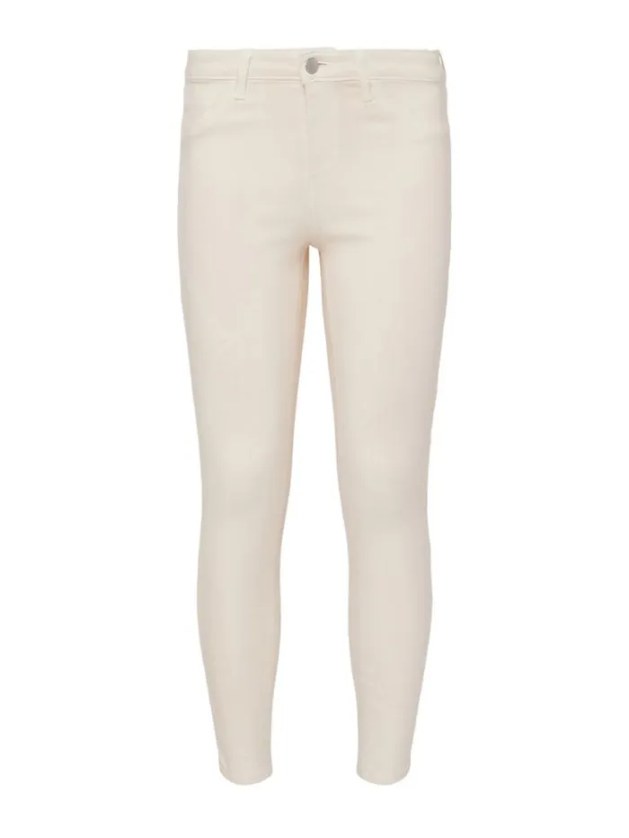 L039Agence Coated Denim Women Margot Coated Skinny Jean French Vanilla Coated