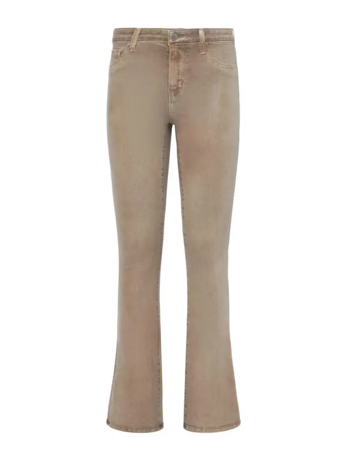L039Agence Coated Denim Women Selma Coated Bootcut Jean Rye Coated