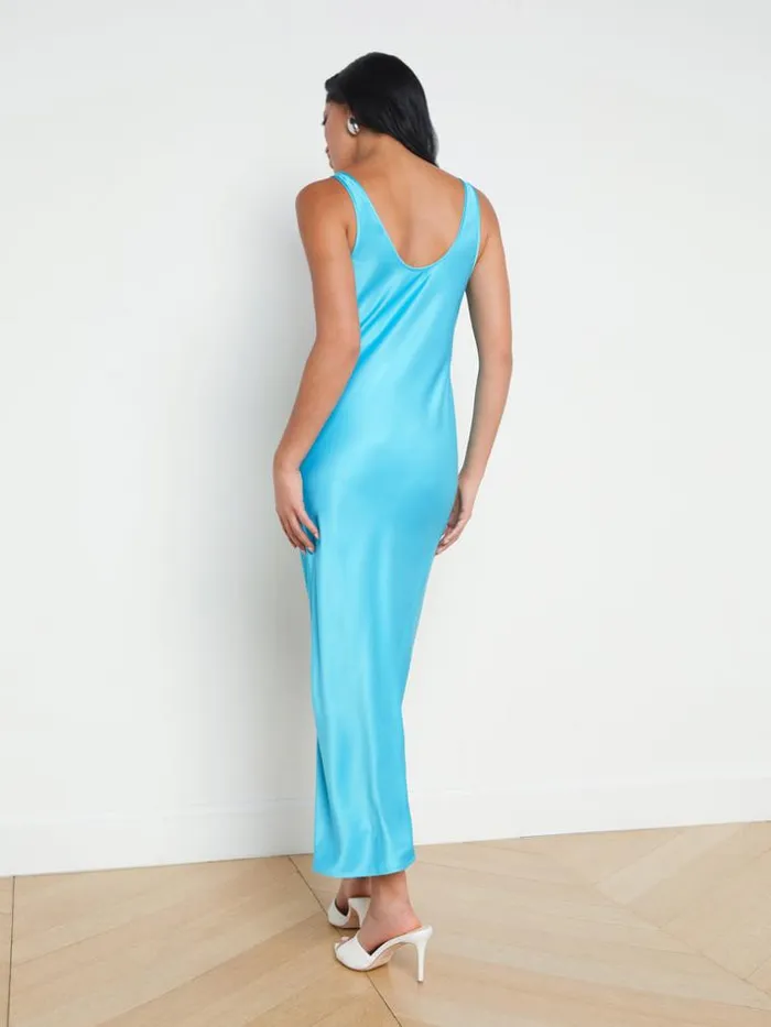 L039Agence Dresses and Jumpsuits Women Akiya Tank Dress Blue Atoll