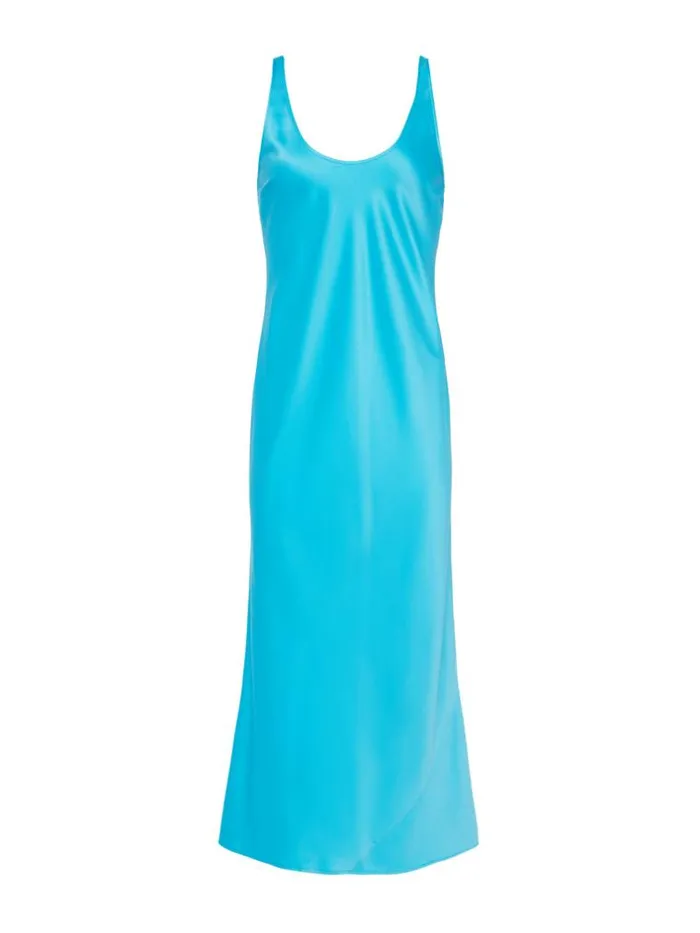 L039Agence Dresses and Jumpsuits Women Akiya Tank Dress Blue Atoll