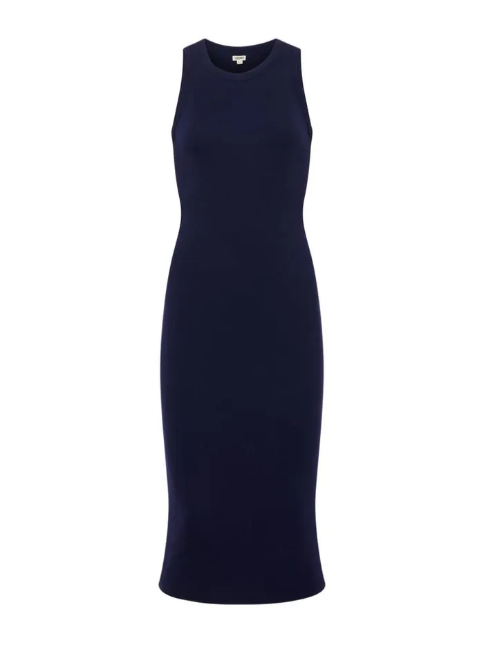 L039Agence Dresses and Jumpsuits Women Nura Sleeveless Midi Dress Deep Midnight