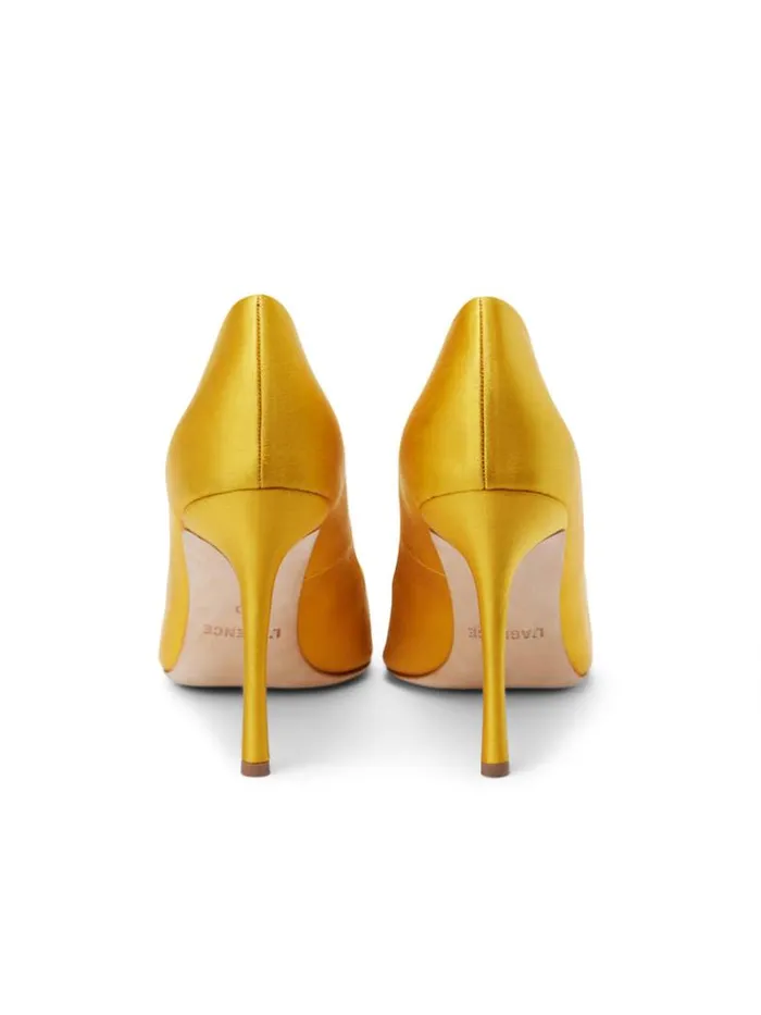 L039Agence Heels and Pumps Women Elea Pump Citrine Satin