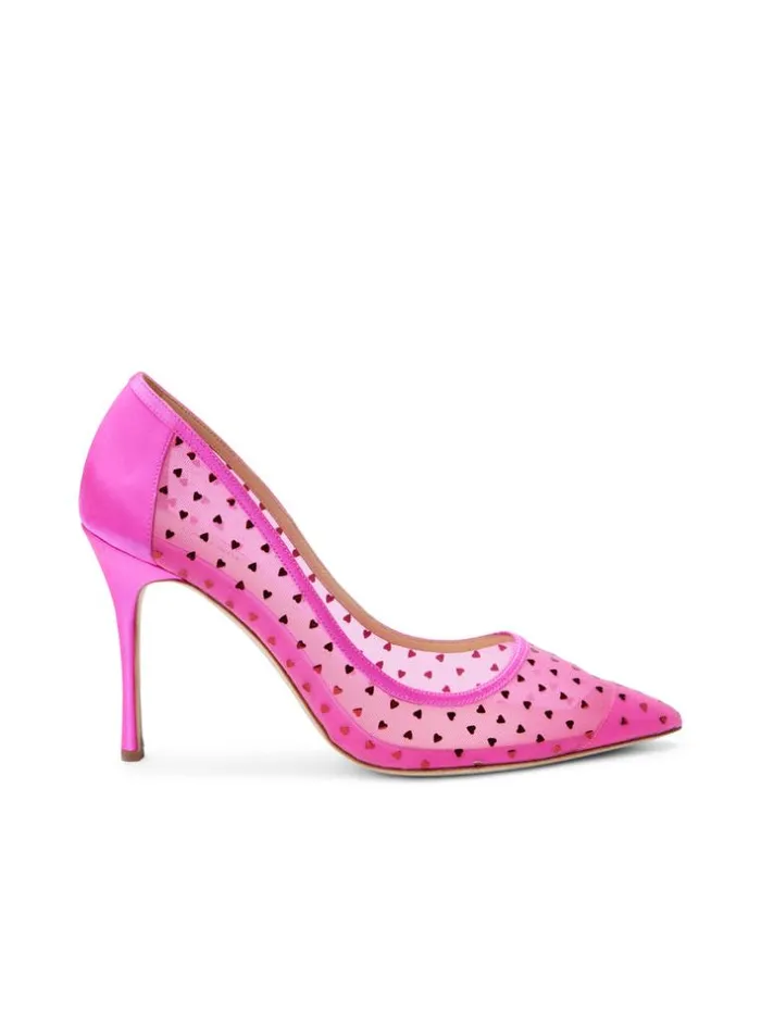 L039Agence Heels and Pumps Women Julie Pump Hot Pink Satin