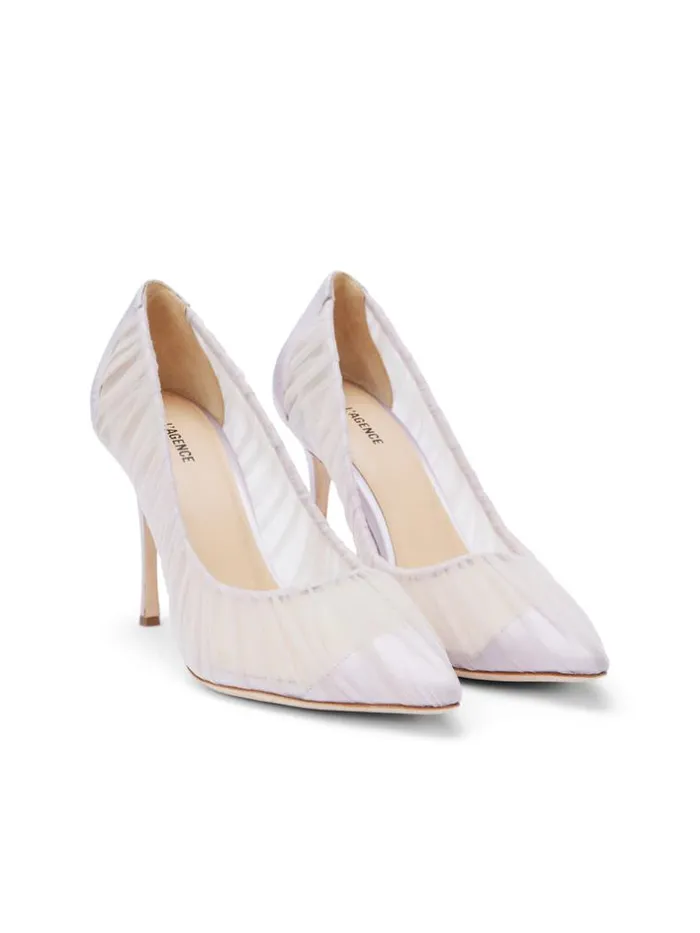 L039Agence Heels and Pumps Women Marie Pump Lilac Tullesatin