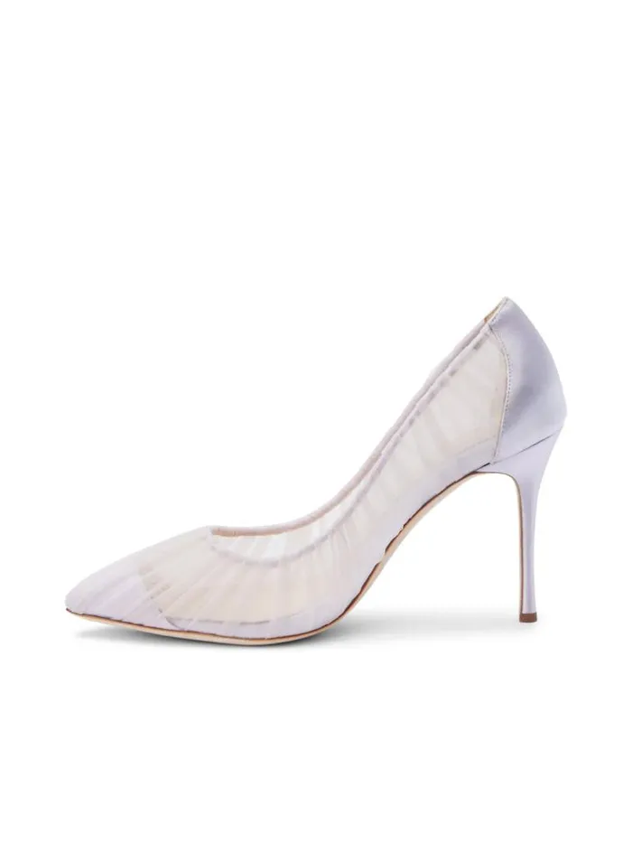 L039Agence Heels and Pumps Women Marie Pump Lilac Tullesatin