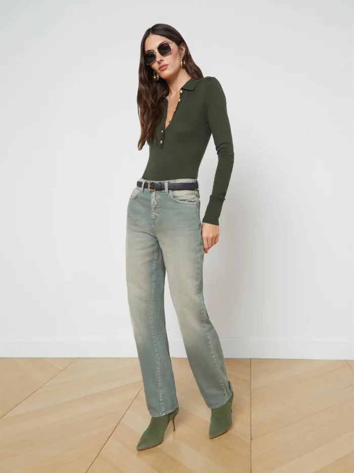L039Agence Knitwear Women Sterling Sweater Armygold