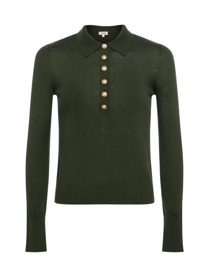L039Agence Knitwear Women Sterling Sweater Armygold
