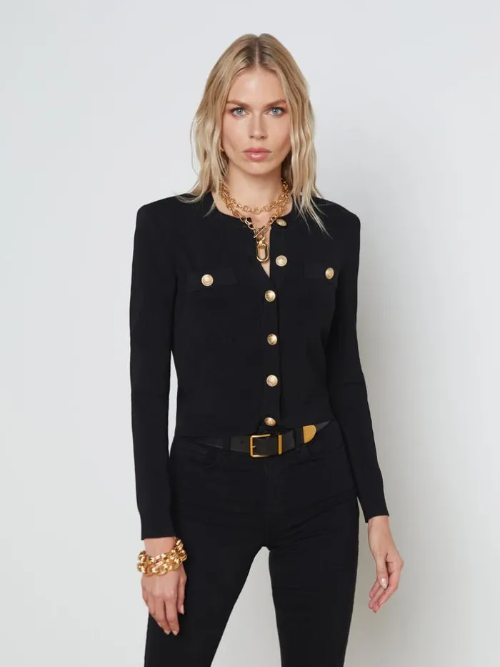 L039Agence Knitwear Women Toulouse Cardigan Black