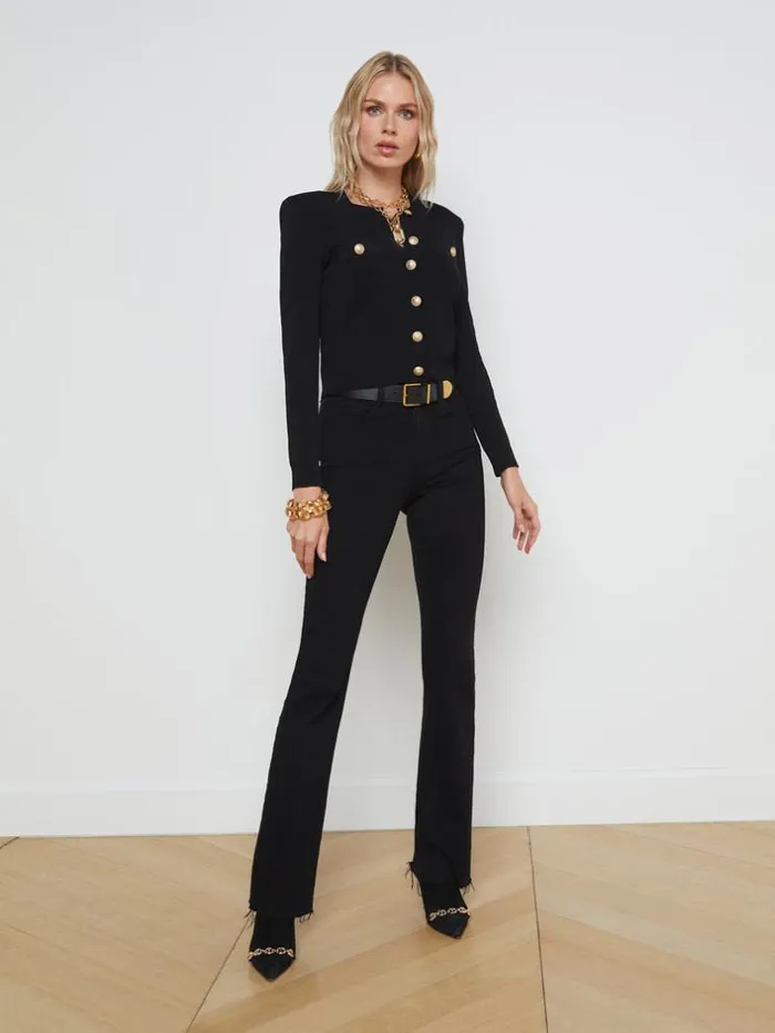 L039Agence Knitwear Women Toulouse Cardigan Black