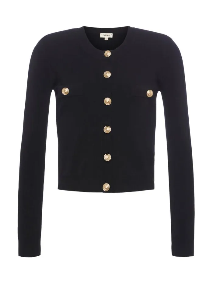 L039Agence Knitwear Women Toulouse Cardigan Black